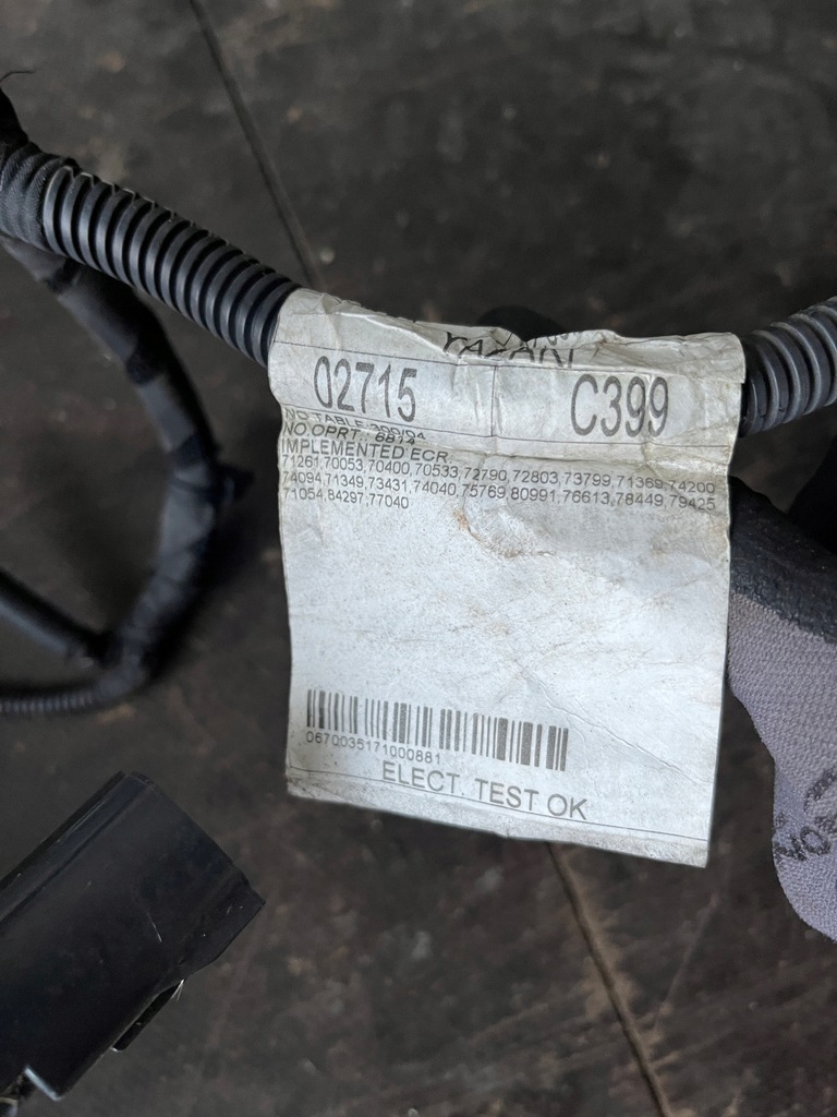 фото №6, Електропроводка відсік двигуна maserati levante s,18r