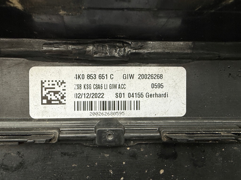 фото №14, Бампер передній перед решітка радіатора black audi a6 c8 ls9r s-line shadow радар oem