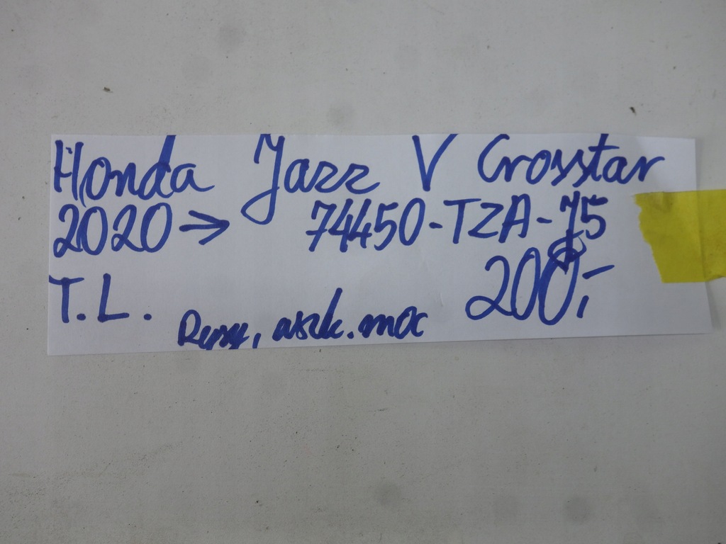 фото №9, Молдинг крила задня ліва honda jazz v crosstar 2020- 74450-tza-j5