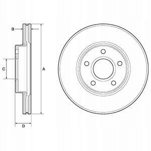 фото №3, Тормозные диски тормозные колодки перед delphi volvo c70 ii kabriolet