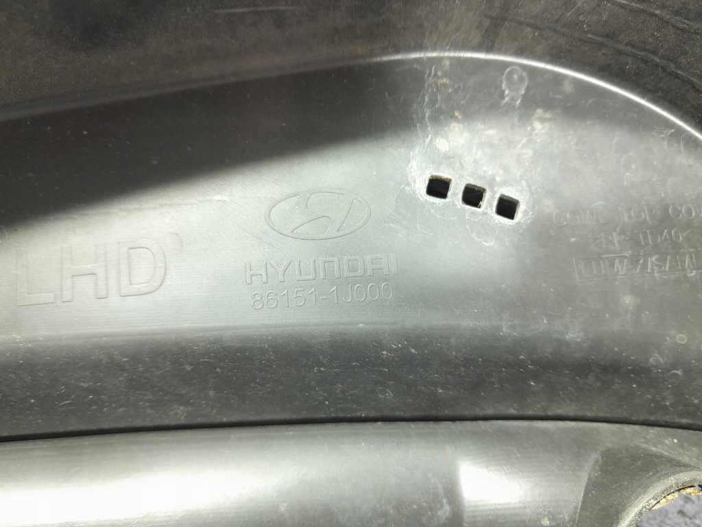 фото №6, Hyundai i20 i жабо верхний пластиковый eu 86151-1j000