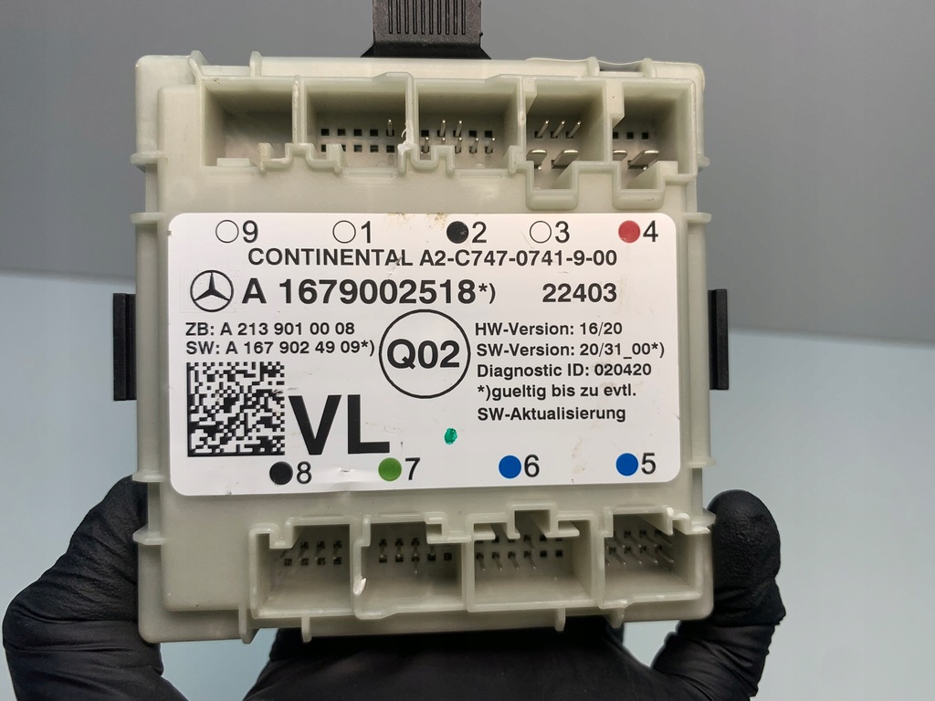 фото №5, Mercedes w205 w222 модуль блок керування двері a1679002518