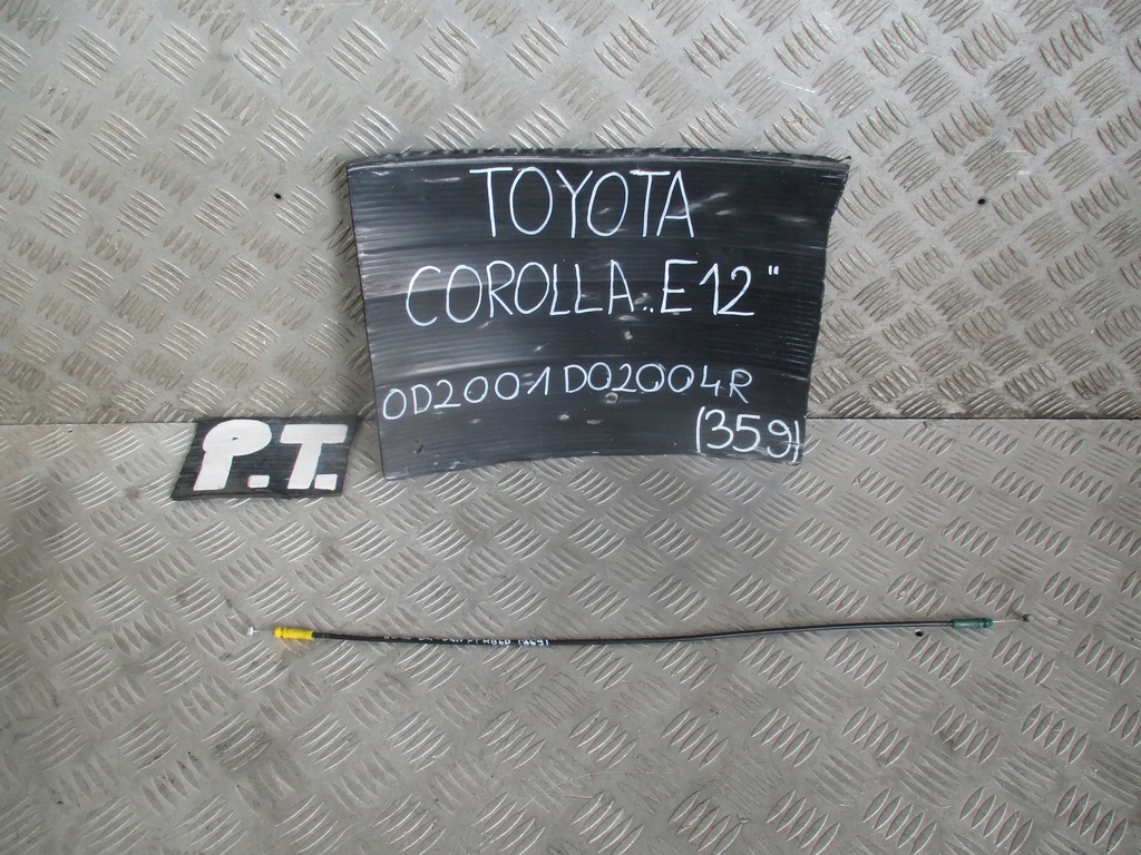 фото №5, Трос замка правий задня toyota corolla e12 1.4 b 01-04 r. hb 5d