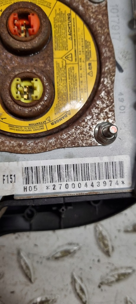 фото №3, Mazda rx8 rx-8 подушка подушка безопасности руля