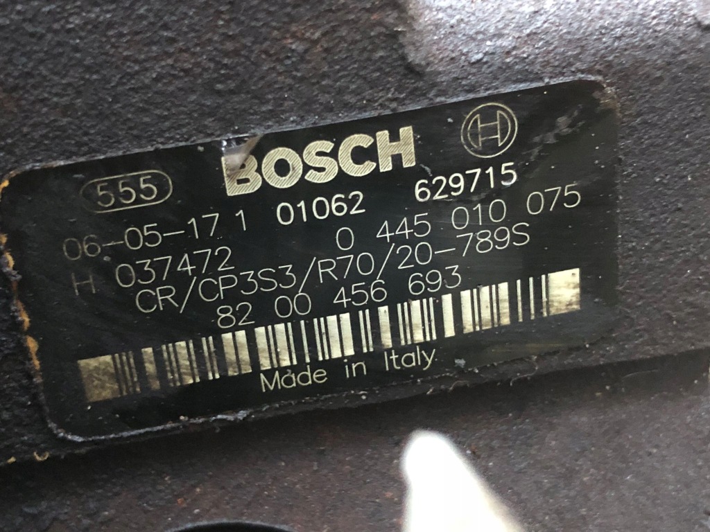 фото №1, Насос впрыскная renault trafic ii 1.9 dci 8200456693 0445010075