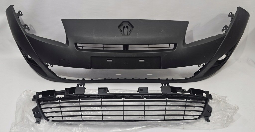 фото №1, Новый оригинальный бампер перед передний + решётка renault grand scenic iii