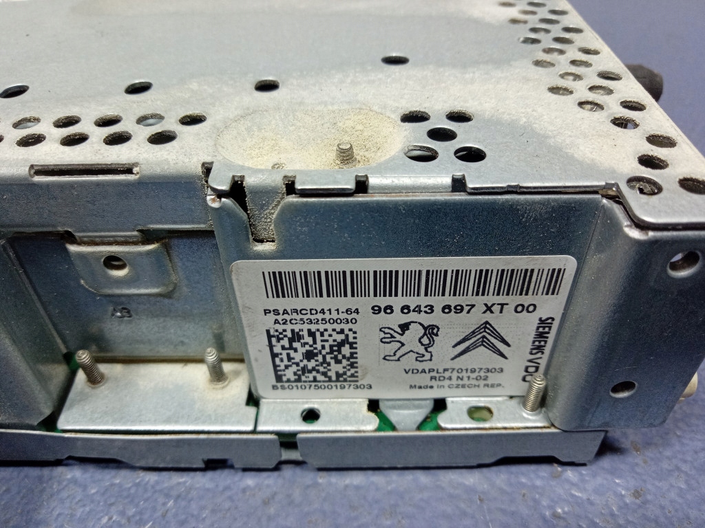 фото №5, Peugeot 207 радіо cd заводський 96643697xt