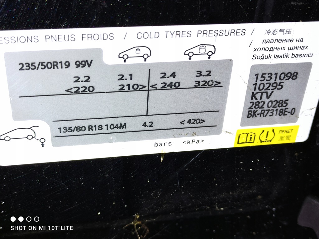 фото №14, Крышка багажника багажника бампер задняя 6 x pdc citroen ds7 crossback 2019r ktv