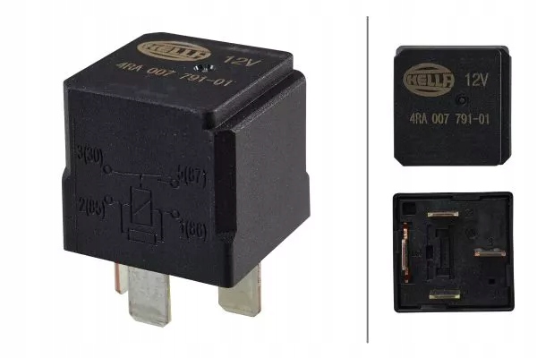 фото №1, Реле універсальний 12v 40a hella