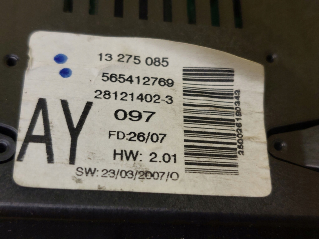 Opel astra h дисплей 13275085 Недорого