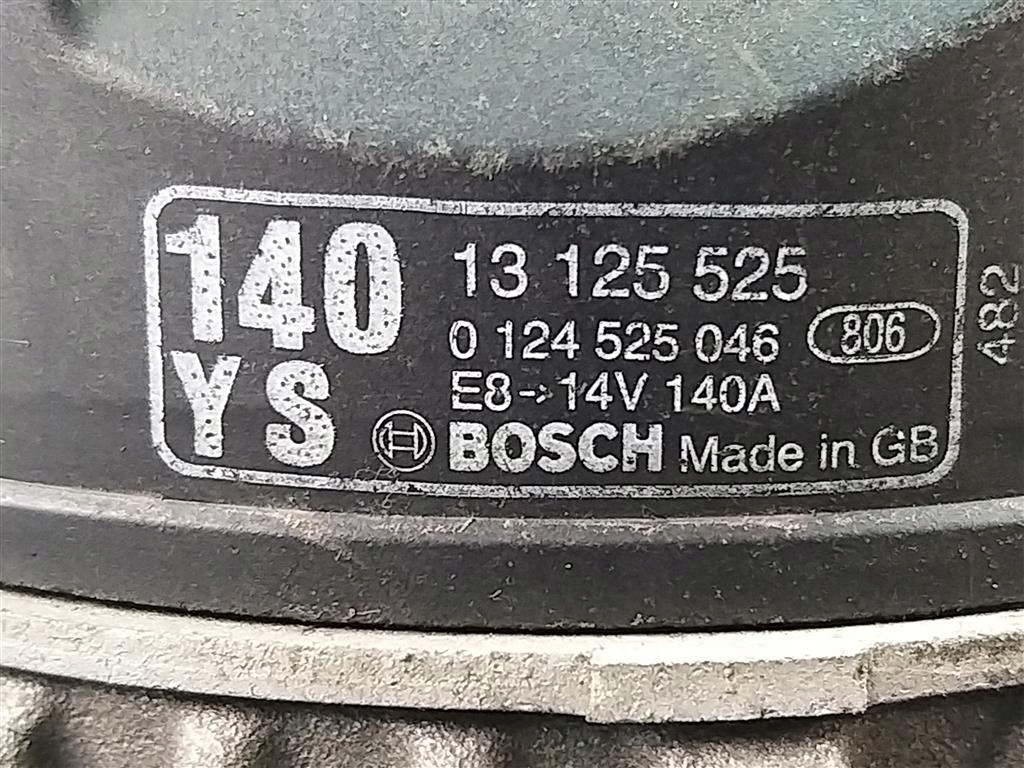 Генератор opel vectra c 3,0 b год 2002 -2008 13125525 bosch с Разборки