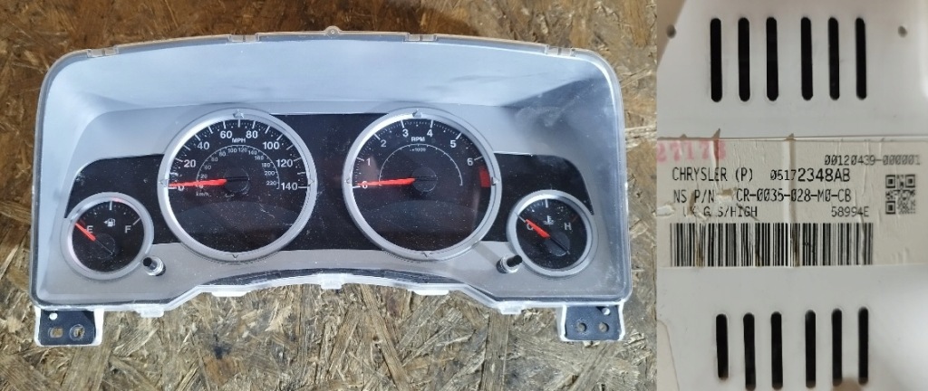 фото №1, Счетчик приборы jeep patriot jeep compass 05172348ab гарантия