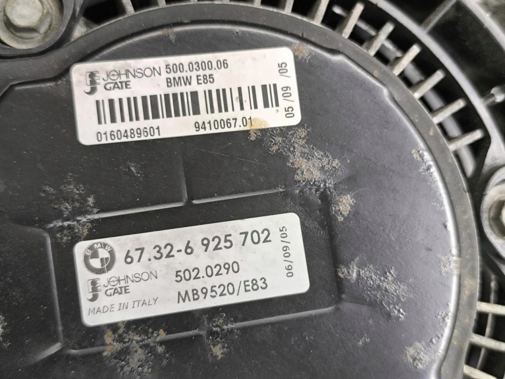 фото №11, Комплект радіатор вентилятор bmw x3 e83 2.0d