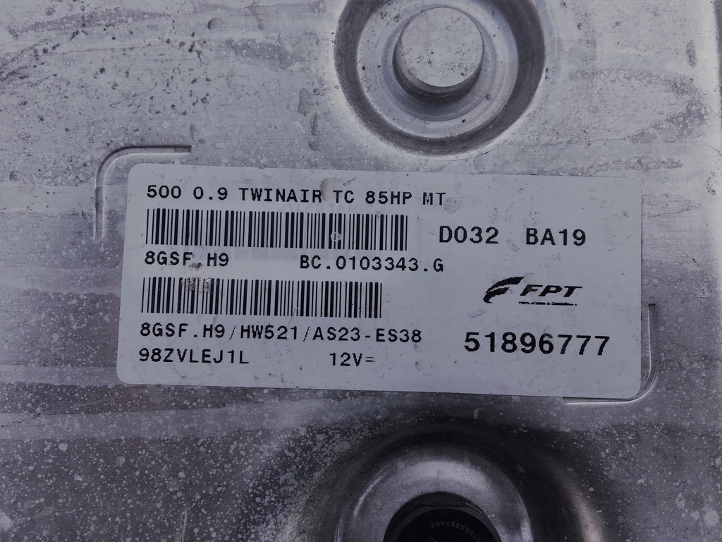 фото №6, Fiat 500 0.9 twin-air turbo бортовий комп'ютер ключ bsi