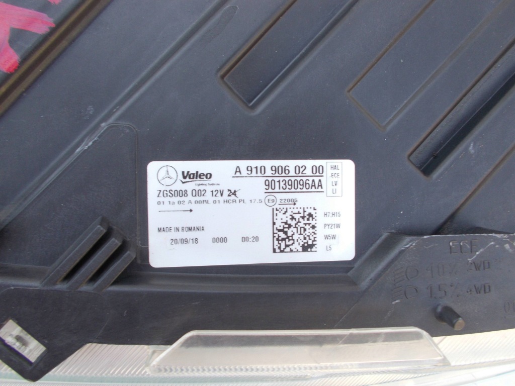 Купить Mercedes - benz sprinter w907 w910 w-910 перед сторона левая лампа передняя