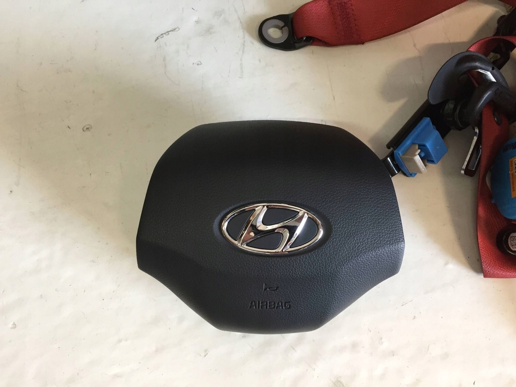 фото №5, Hyundai kona 2017- набір подушка безпеки подушки безпеки ремені консоль