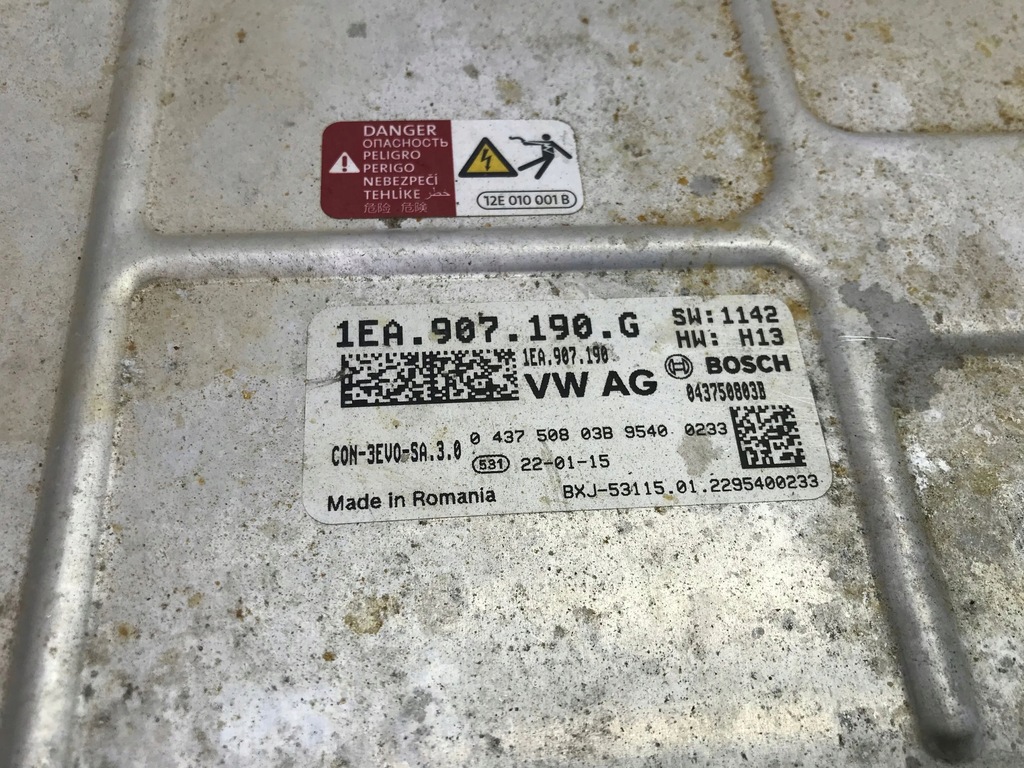 фото №8, Cupra born 2022 id3 id.3 конвертер зарядное устройство аккумулятора 1ea907190g