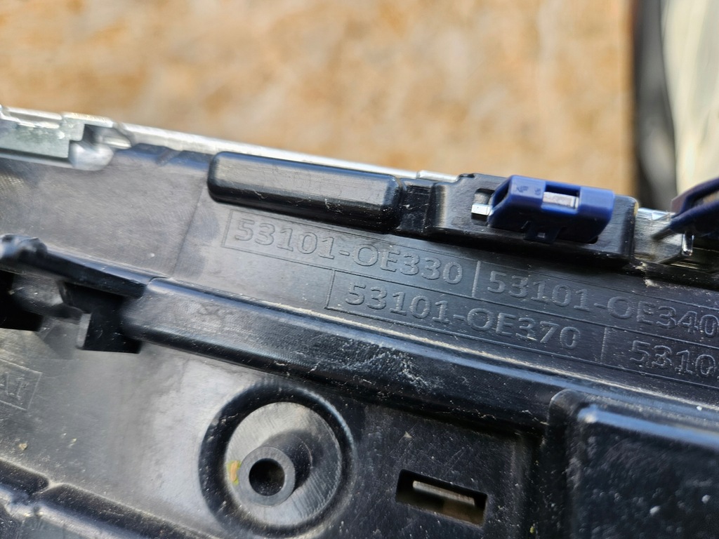 фото №10, Toyota highlander решітка радіатора решітка бампера перед