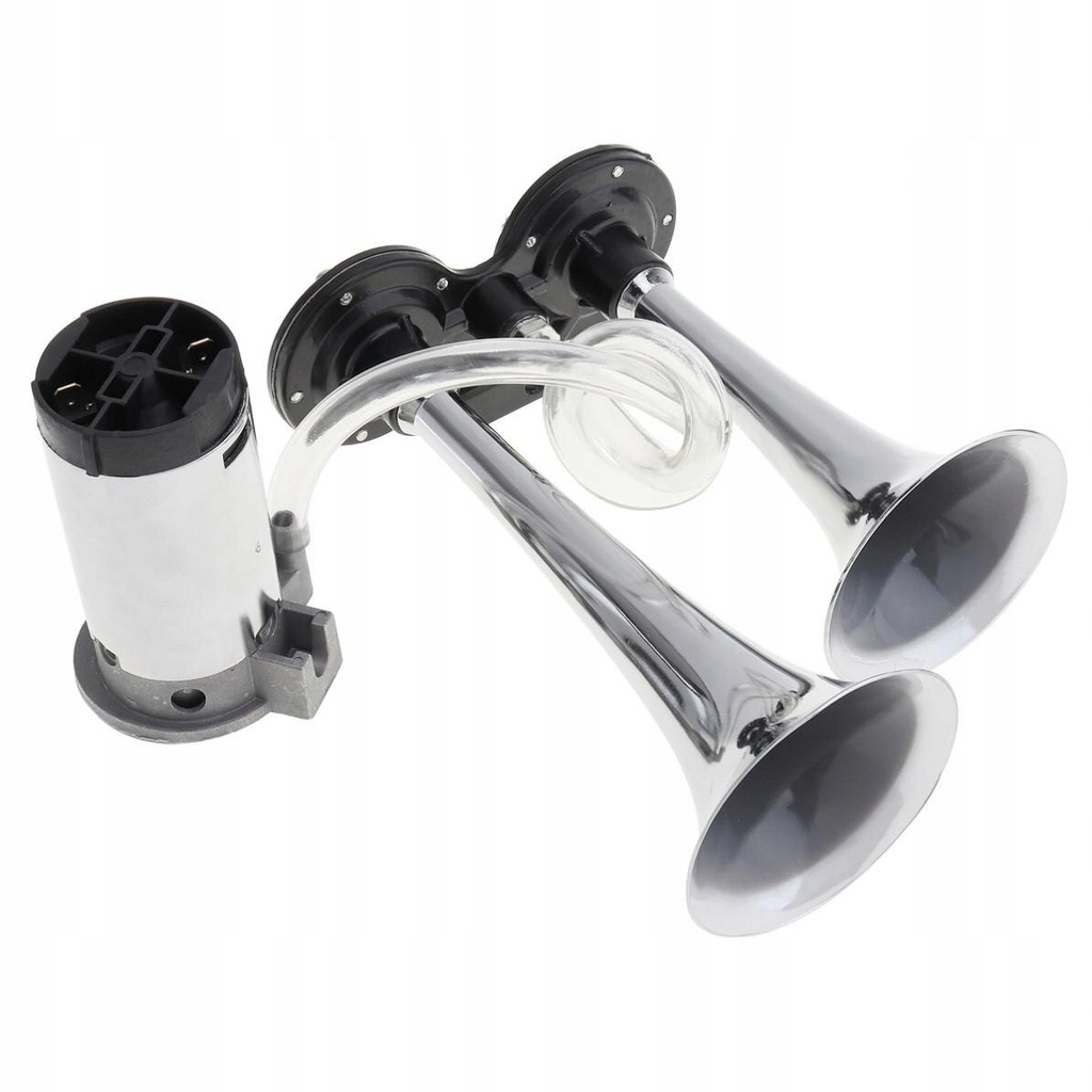 фото №10, Сигнал клаксон сигнал хром компресор гучний 12v клаксон do traktora