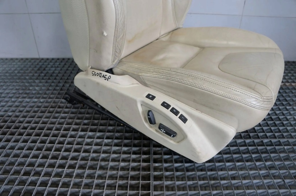 фото №5, Сиденье правый перед передний пассажира volvo s60 ii v60 i кожа светлая