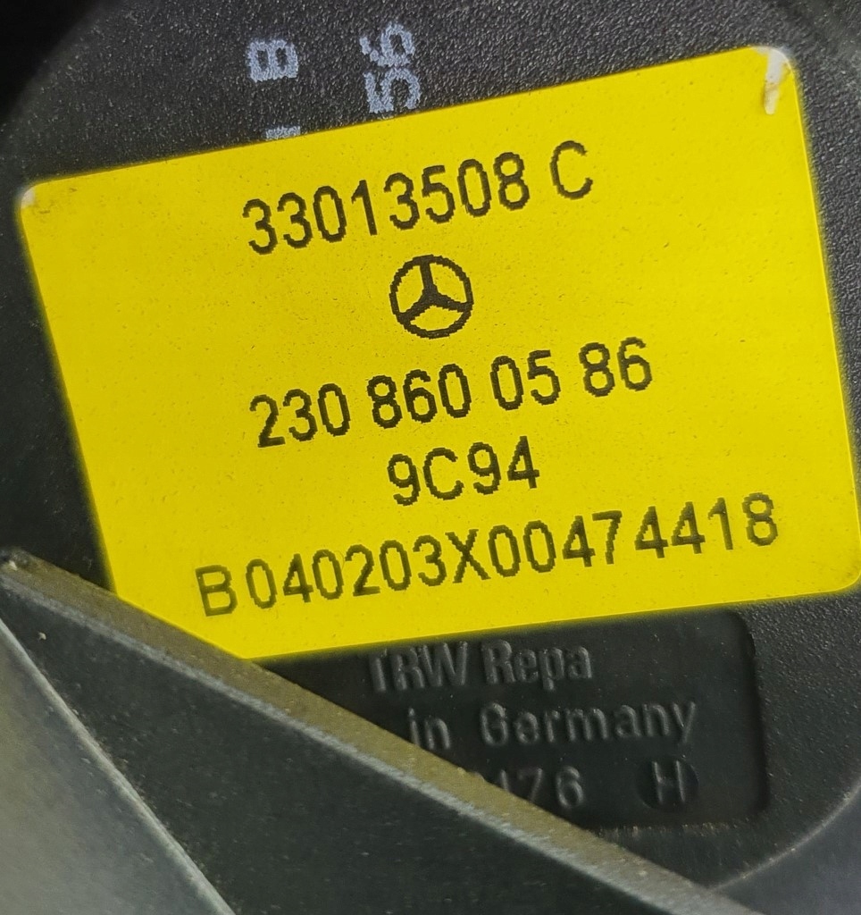 фото №3, Pas лівий задня кліпса mercedes sl r230 2308600586