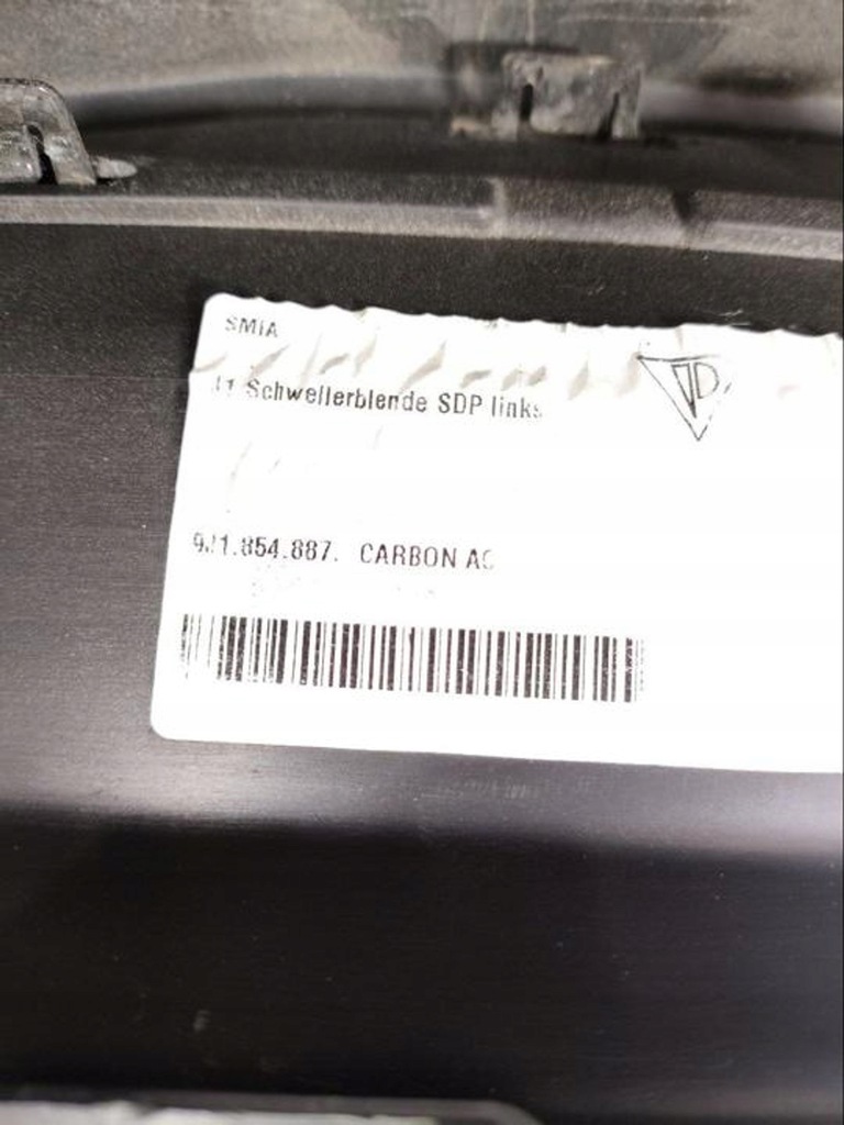 фото №10, Porsche taycan 9j1 2021 накладки порогові, накладки