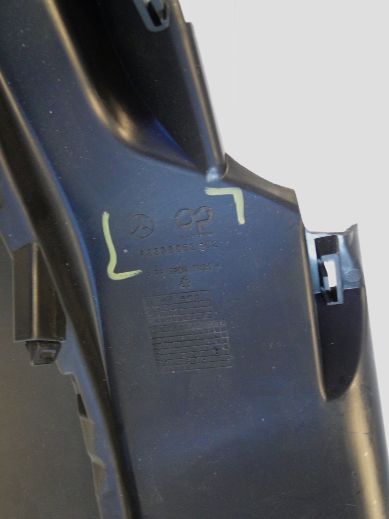 фото №7, Mercedes впуск тунель повітря решітка права бампер 63 amg s klasa 223 w223