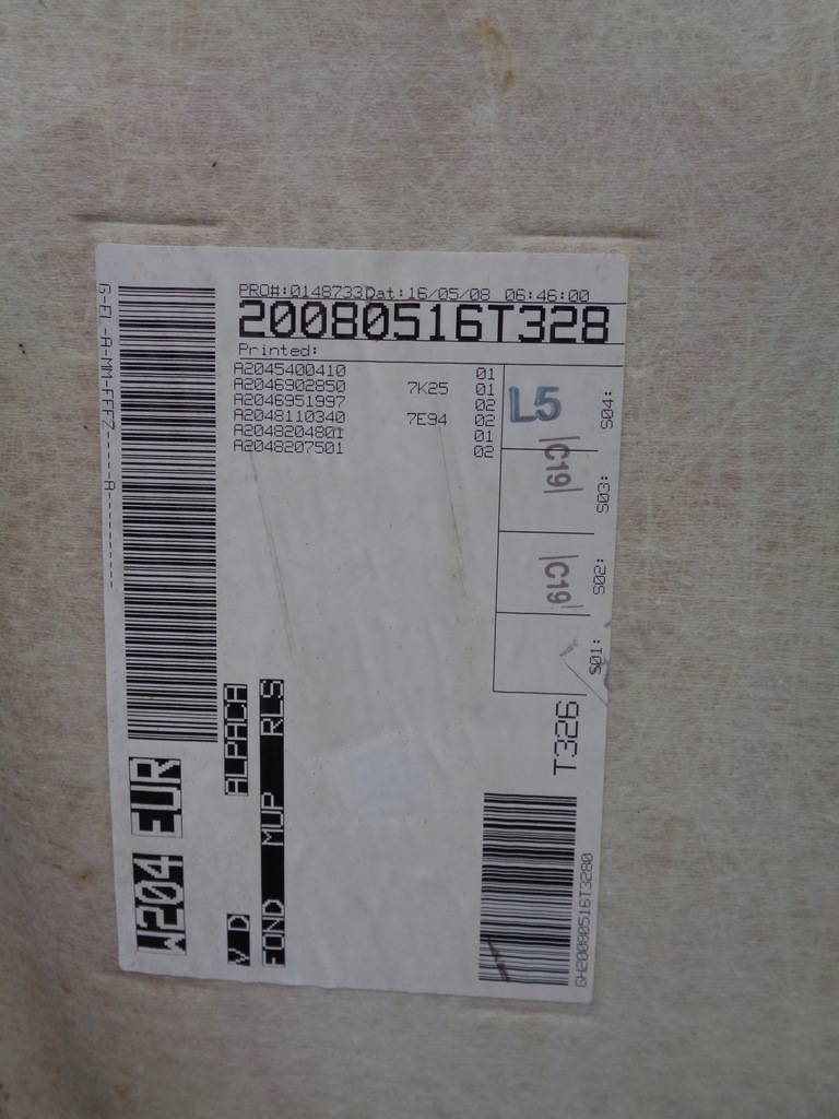 фото №6, Потолок потолок w204 sedan a2046902850