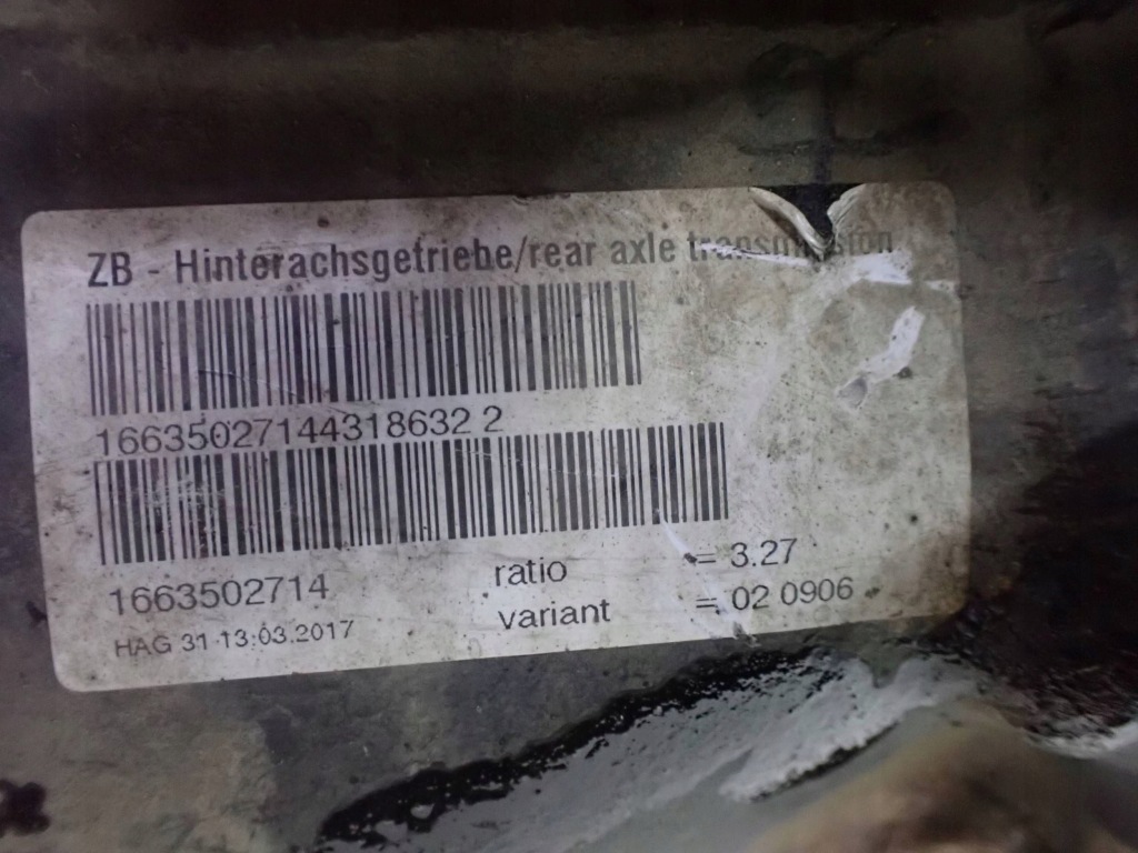 Диференціал задній mercedes-benz gl x166 1663502714 задній Київ