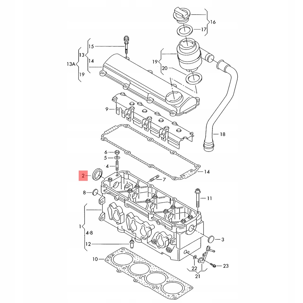 фото №14, Набір ремонтний вала розподільного валу vag audi seat vw 1.9 tdi комплект