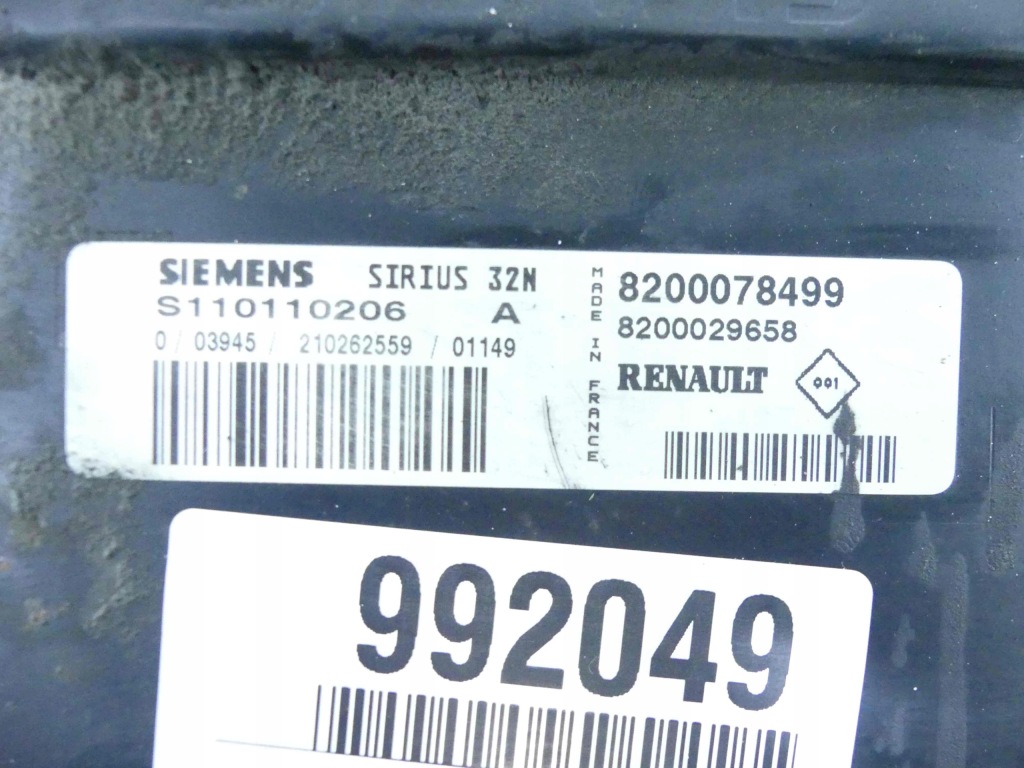 фото №3, Бортовий комп'ютер renault espace iii 8200078499 2.0 16v