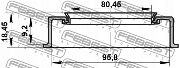 фото №12, Febest 95ads-81960918x кільце ущільнювальний, ступиця колеса