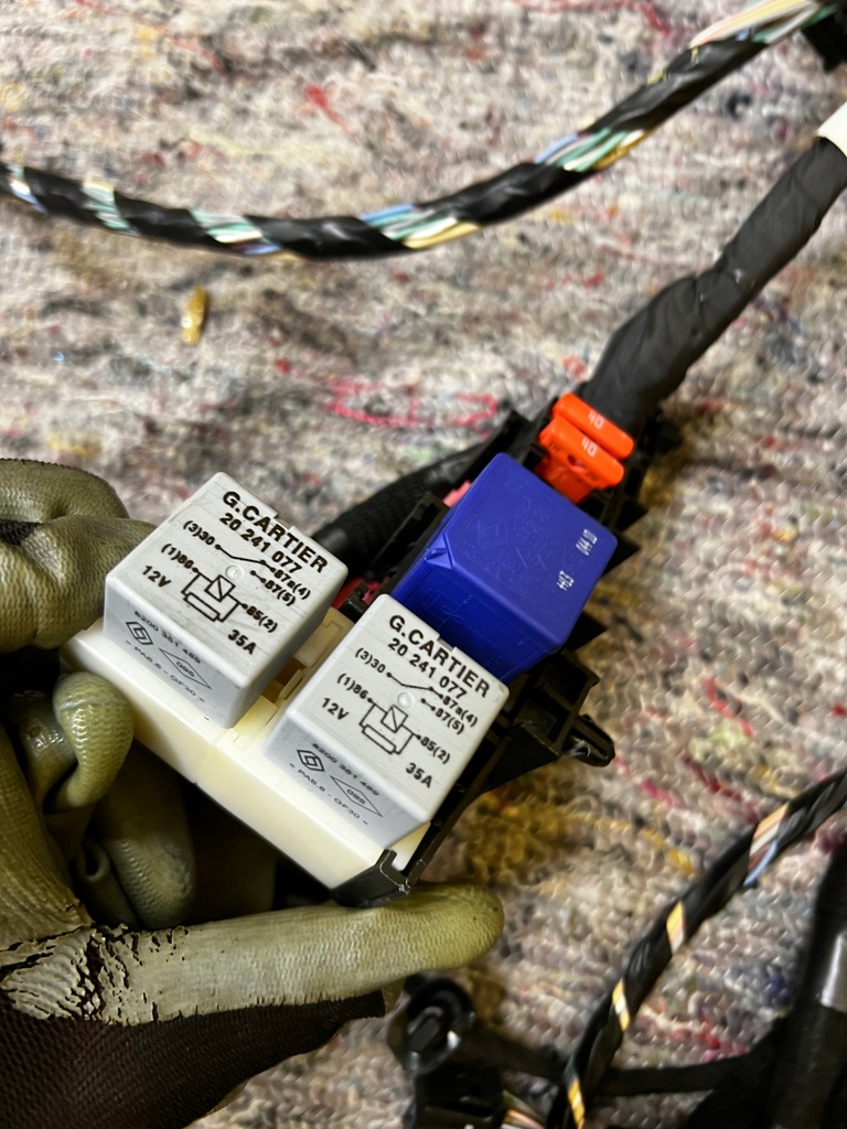 фото №9, Проводка джгут трубопровід панелі приладової панелі салону renault zoe i z.e.