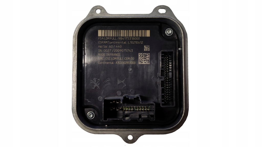 фото №1, Преобразователь модуль блок управления фара ds peugeot citroen 984175318000