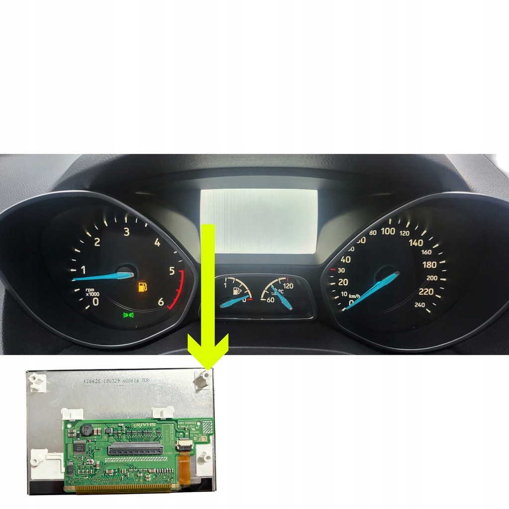 фото №1, Дисплей счетчик ford escape 2012-2019 lcd спидометра