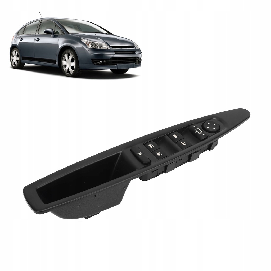 фото №10, Панель перемикач кнопка вікон 6554ha do citroen c4 2004-2010 перед лівий