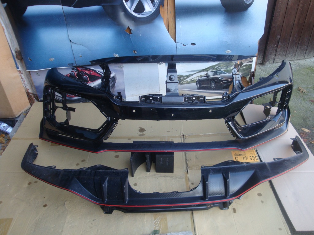 фото №1, Honda civic x 2015-2022 бампер type-r