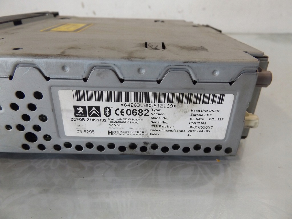 фото №5, C3 picasso радио навигация 98016550xt