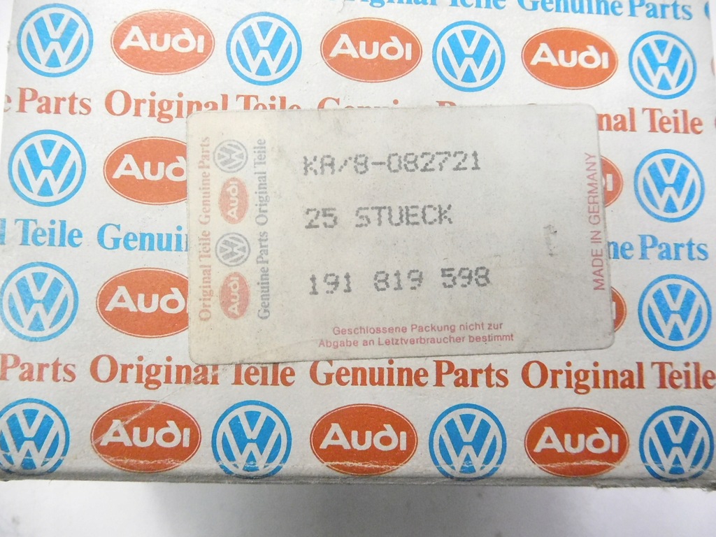 фото №8, Заглушка обігрівача vw golf jetta оригінальний номер 191819598