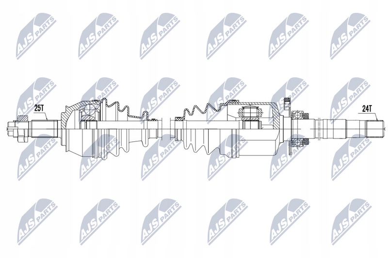 фото №14, Npw-ft-020 nty привідний вал привідна fiat 1.3jtd grande punto 199 05-, punto evo