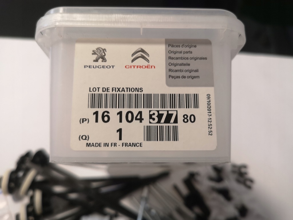 фото №9, Набір кліпси штифти заклепки двері citroen ds5 15-