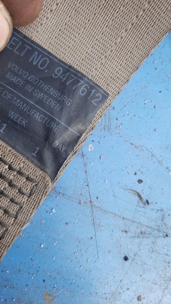 фото №3, Pas безпеки перед правий volvo s80 98-06r