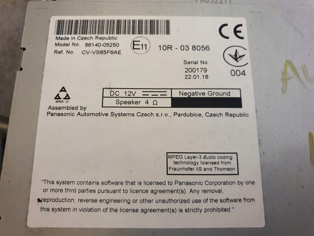 фото №5, Радіо pod навігація avensis t27 t29 2015-2018r