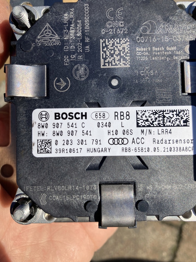 фото №8, Audi a4 b9 8w0907541c радар distronic