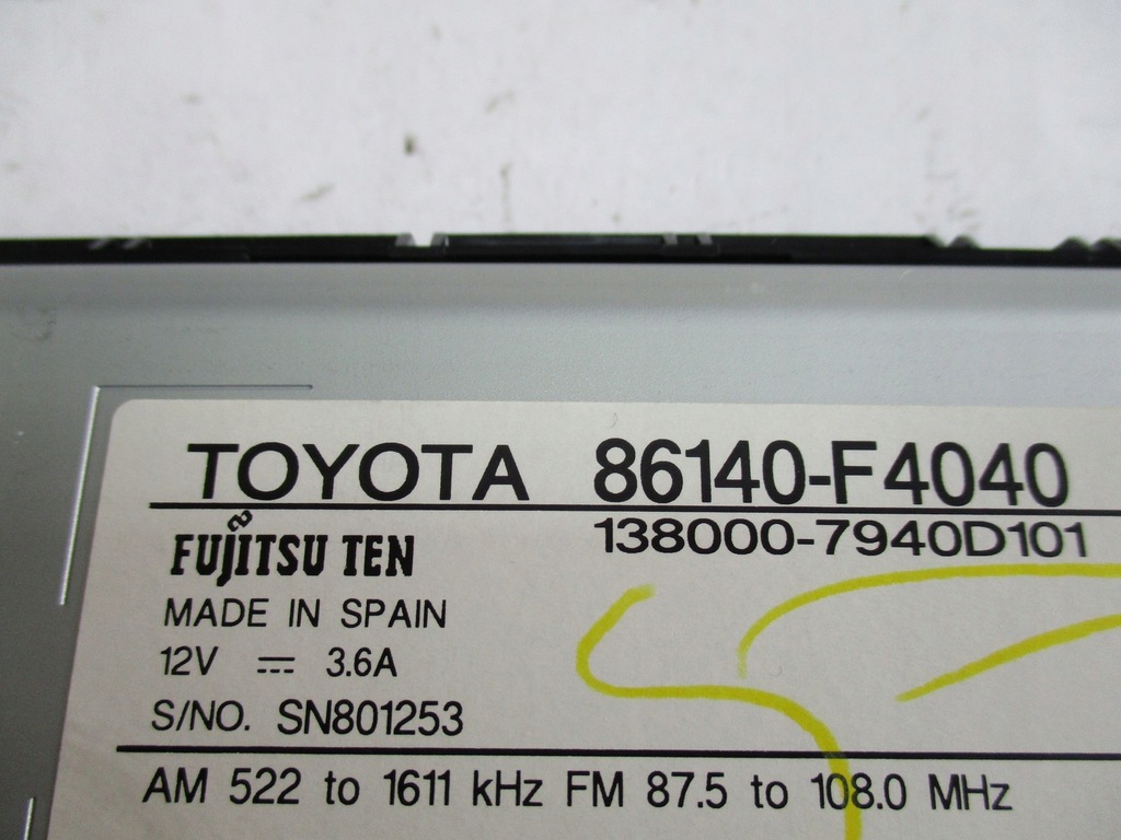 фото №6, Дисплей монитор toyota chr ch-r 86140-f4040