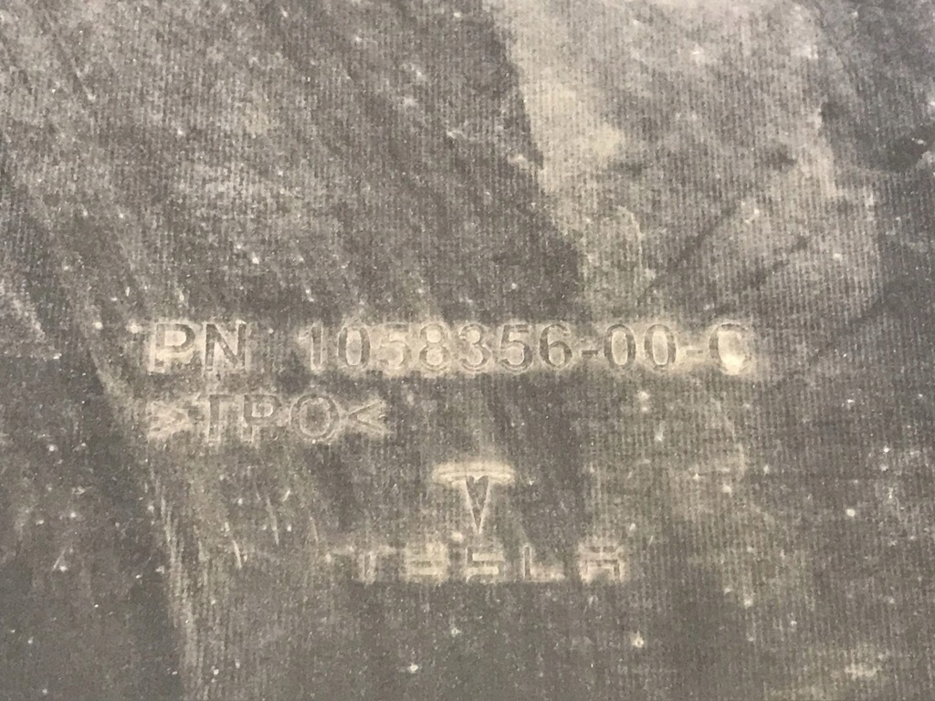 фото №10, Плита захист pod бампер задня tesla x 1058356-00-c