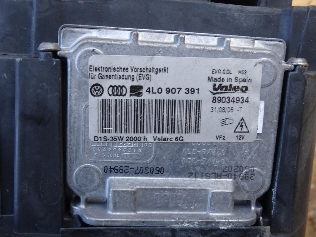 фото №9, Vw eos лампа правая перед передняя bixenon поворотный комплектная 1q2941752a