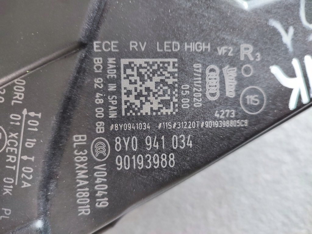 фото №10, Audi a3 s3 8y0 лампа full led права перед 2019- 8y0941034