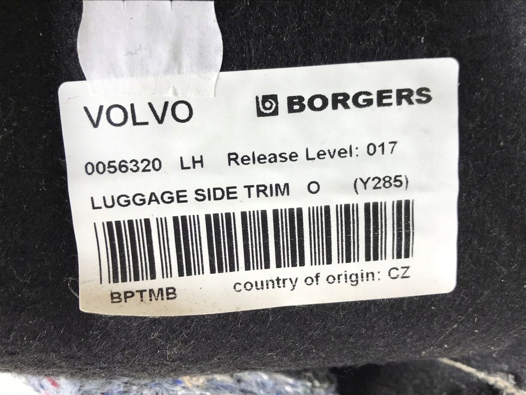 фото №12, Volvo v70 оббивка обшивка багажника лівий 39882885