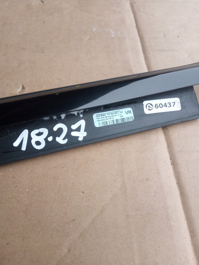 фото №14, Audi a5 sportback молдинг дверь правый перед black piano!!! 8t8853284l 18-27